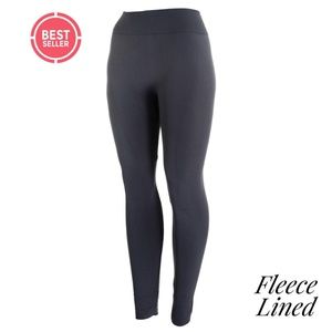 Charcoal Fleece Lined Leggings